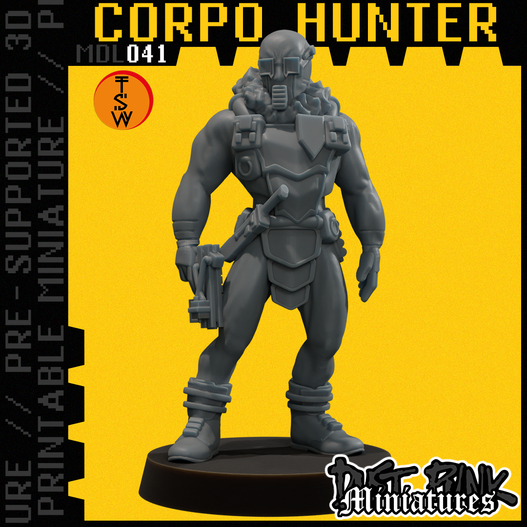 MDL041 CORPO HUNTER [PRE-SUPPORTED]